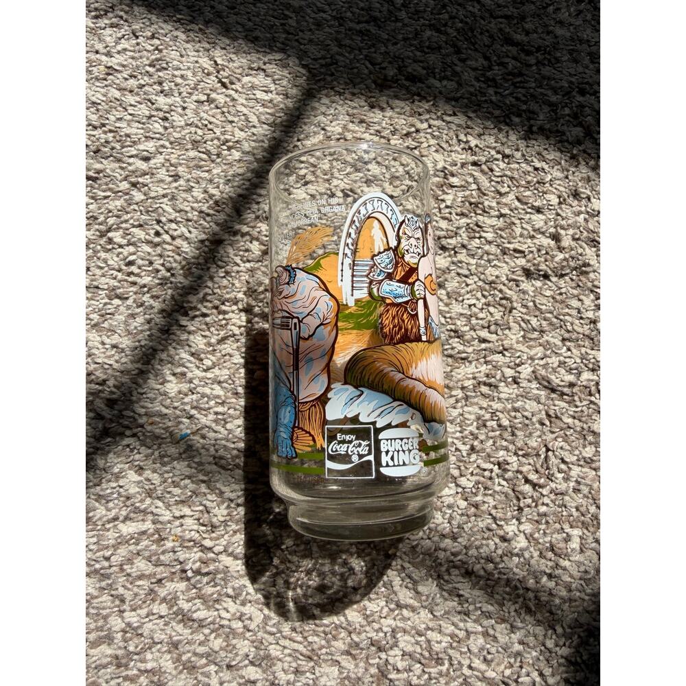Vintage 1983 Burger King Coca-Cola Star Wars Return of the Jedi Glass